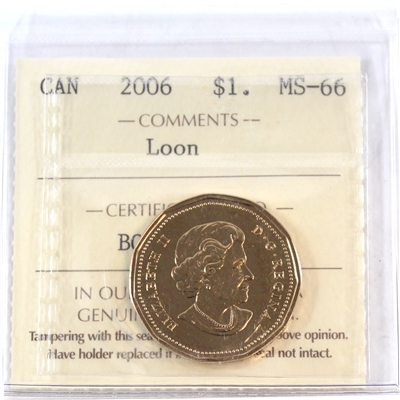 2006 Canada Loon Dollar ICCS Certified MS-66