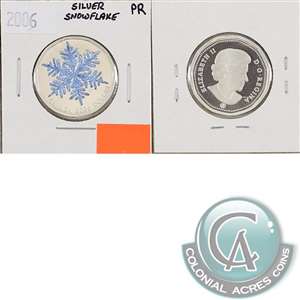 2006 Canada Silver Snowflake Dollar Proof