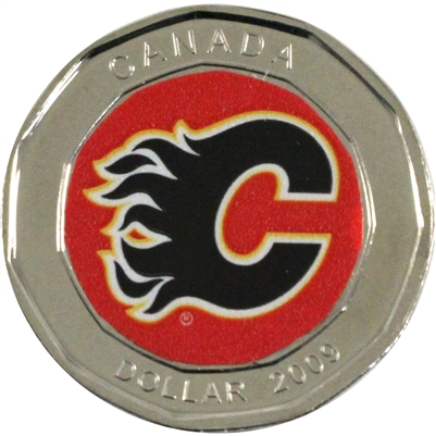 2009 Canada Calgary Flames Dollar Proof Like (from Keychain) $