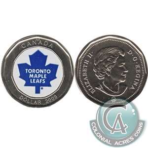 2009 Canada Toronto Maple Leafs Dollar Proof Like (from Keychain) $