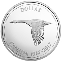 1967-2017 Canada Dollar Centennial Silver Proof (No Tax) $