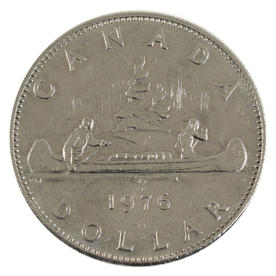 1976 Attached Jewel Canada Nickel Dollar Circulated