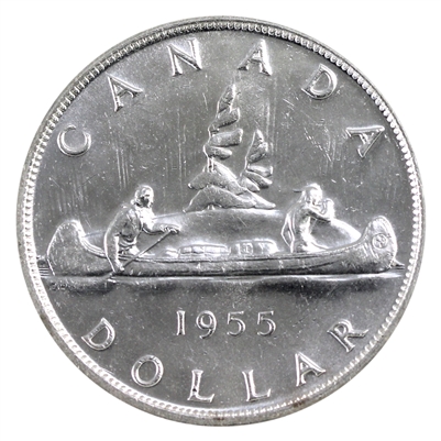 1955 SWL Canada Dollar AU-UNC (AU-55)