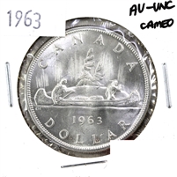 1963 Canada Dollar AU-UNC Cameo (AU-55)