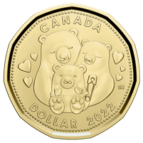2022 Baby Canada Loon Dollar Brilliant Uncirculated (MS-63)