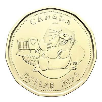 2024 Baby Canada Loon Dollar Brilliant Uncirculated (MS-63)