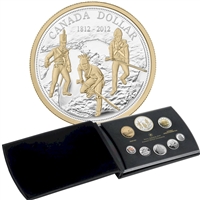 2012 Canada War of 1812 Fine Silver Deluxe Proof Set (TAX Exempt)