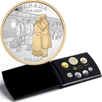 2014 Canada Fine Silver Deluxe Proof Set - 100th Ann of WWI (No Tax)