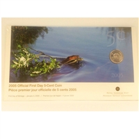 2005 Canada 5-Cent First Day Cover