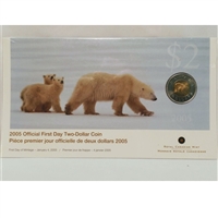 2005 Canada Two Dollar Coin First Day Cover.