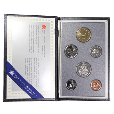 1988 Canada 6-coin Specimen Set (No outer sleeve, light issues)