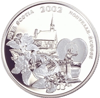 2002 Canada 50-cent Apple Blossom Festival Sterling Silver