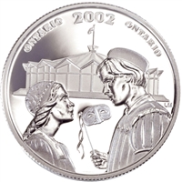 2002 Canada 50-cent Stratford Festival Sterling Silver