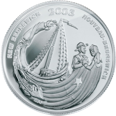 2003 Canada 50-cent Acadien de Caraquet Festival Sterling Silver