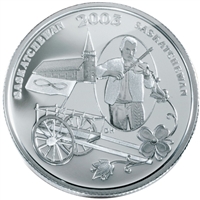 2003 50-cent Festivals of Canada - Back To Batoche Sterling Silver