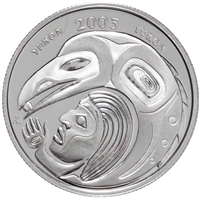 2003 Canada 50-cent Yukon Storytelling Festival Sterling Silver