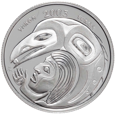 2003 Canada 50-cent Yukon Storytelling Festival Sterling Silver