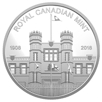 2018 Canada Silver Medallion from Proof Set Featuring Ottawa & Winnipeg Mints (sq.capsule) (No Tax)