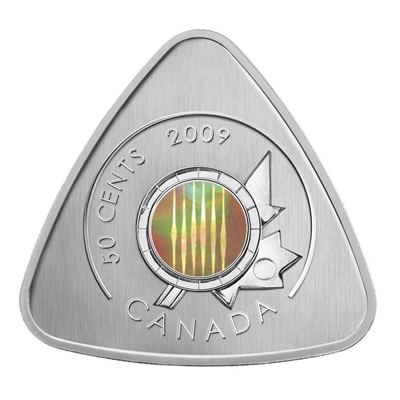 2009 Canada 50-Cent Six String Nation Guitar Triangle Coin