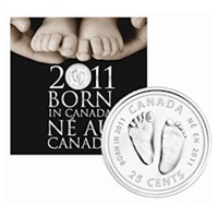 2011 Canada Baby 7-coin Gift Set with struck 25ct