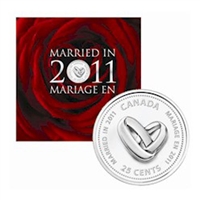 2011 Canada Wedding 7-coin Gift Set with struck 25ct.