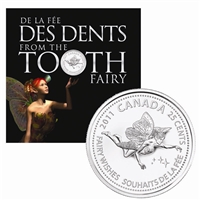 2011 Canada 25-cent Tooth Fairy Gift Card
