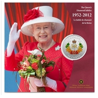 2012 Canada 50-cent Queen's Diamond Jubilee - Royal Cypher Silver Plated