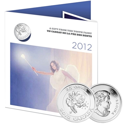 2012 Canada 25 Cent Gift Card Tooth Fairy.