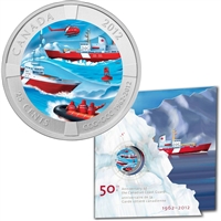 2012 Canada 25-cent 50 Years of the Canadian Coast Guard in Card
