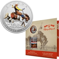 2012 Canada 25-cent 100 Years of the Calgary Stampede Coin & Stamp Set