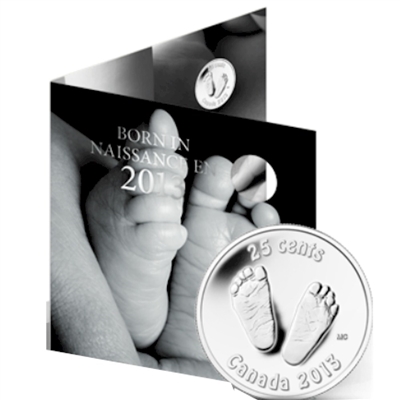 2013 Canada Baby Gift Set with Commemorative 25-cent
