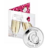 2013 Canada Wedding Gift Set with Commemorative 25-cent