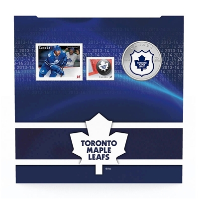 2014 Canada 25-cent Toronto Maple Leafs Pop-Up Jersey Coin & Stamp Set