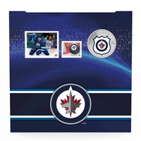 2014 Canada 25-cent Winnipeg Jets Pop-up Jersey Coin & Stamp Set