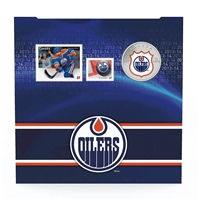 2014 Canada 25-cent Edmonton Oilers Pop-Up Jersey Coin & Stamp Set