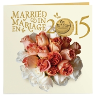 2015 Canada Wedding Gift Set with Struck Loon Dollar - 133221