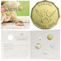 2018 Canada Wedding Gift set with Special Loon Dollar