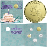 2018 Canada Birthday Gift Set with Special Loon Dollar