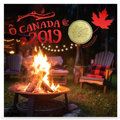 2019 O Canada Gift Set with Maple Leaf Loon