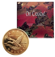1997 Oh Canada Set with Flying Loon Dollar.