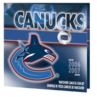 2007 Canada Vancouver Canucks NHL Coin Set with Colourized 25 Cents.