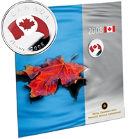 2008 Oh Canada 25-cent Gift Set - Canadian Flag.