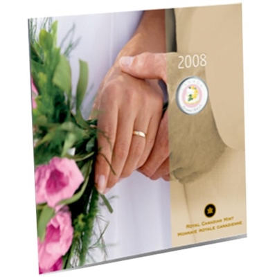 2008 Canada Wedding 25-cent Gift Set - Cake