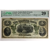 720-14-02a 1897 Traders Bank of Canada $5 Various-Warren, PMG Certified VF-20 (Stain)