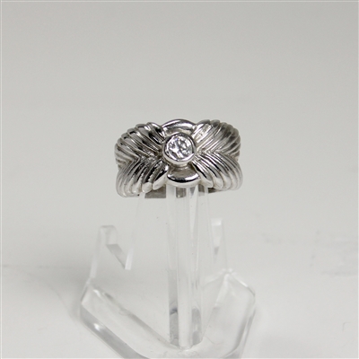 Lady's Sterling Silver Statement Ring - Size 6 1/2