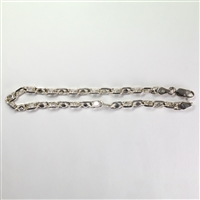 Lady's Sterling Silver Unique Anchor Link Bracelet - 7"