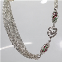 Lady's Silver Tone "Fifth Avenue Collection - The Sweetest" Necklace- 32"