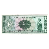 Paraguay Note 1952 1 Guarani, UNC