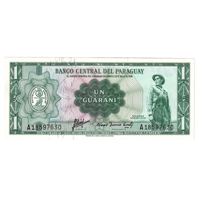 Paraguay Note 1952 1 Guarani, UNC