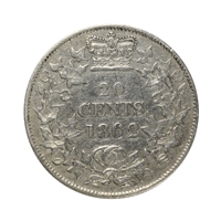 1862 New Brunswick 20-cents VF-EF (VF-30) $